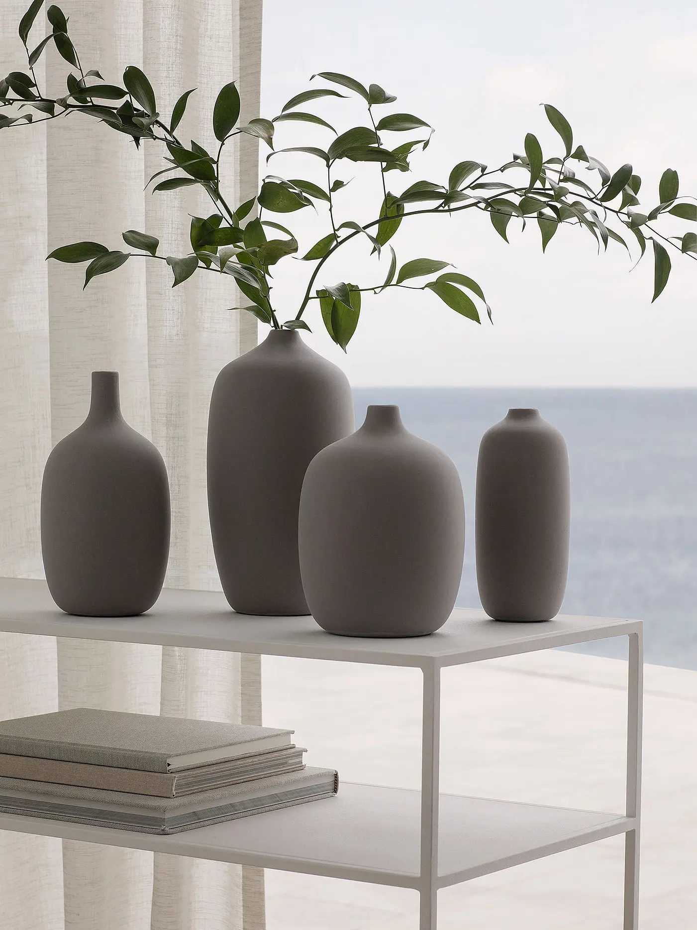 BLOMUS | Sideboard FERA 80x85x35cm Mourning Dove | camel